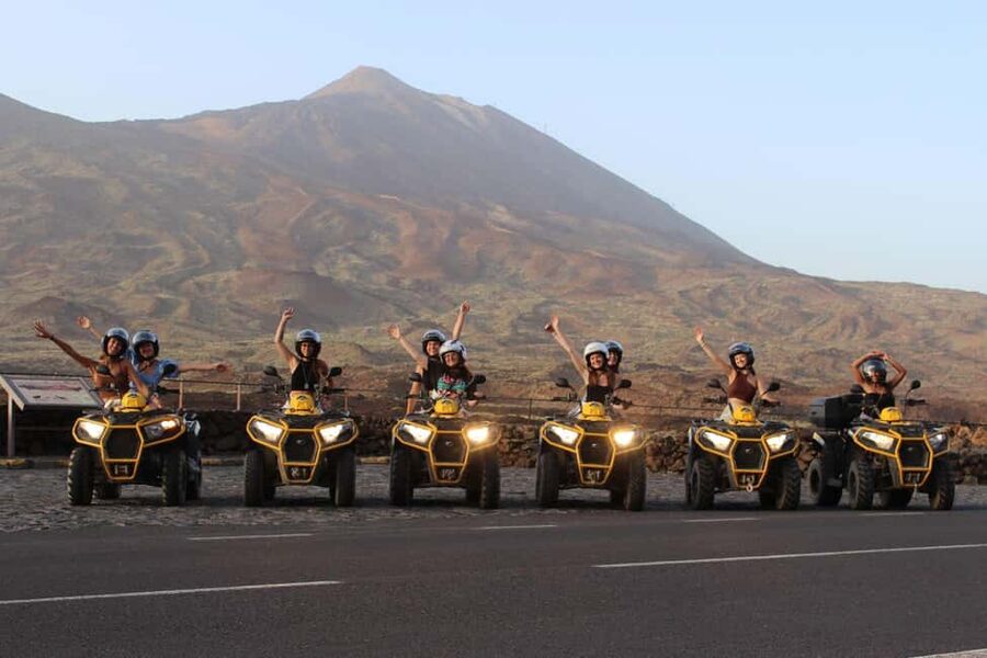 Tenerife: QUAD excursion TEIDE volcano - Entering Teide National Park by quad