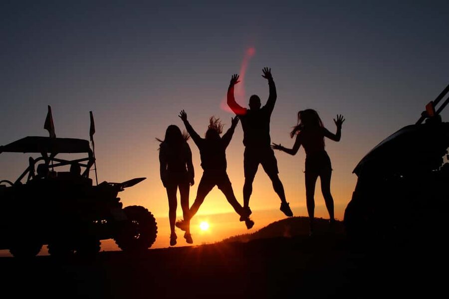 Tenerife: Sunset - 3H Buggy tour of Teide - The sunset viewpoint above the clouds