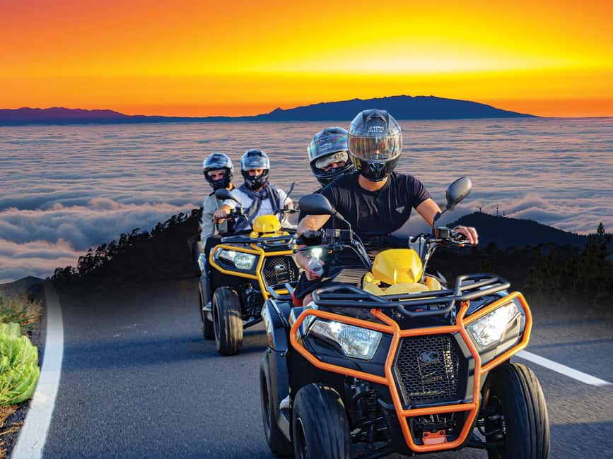 Tenerife: Teide Mountain On-Road Guided Quad Tour with drink - Mirador de Samara and volcanic Tenerife
