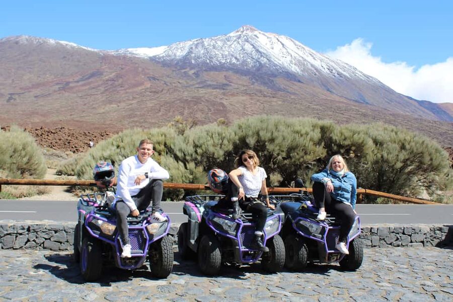 Tenerife: Teide Quad Trip (day/sunset) with jet ski option - Riding from Guía de Isora toward Teide