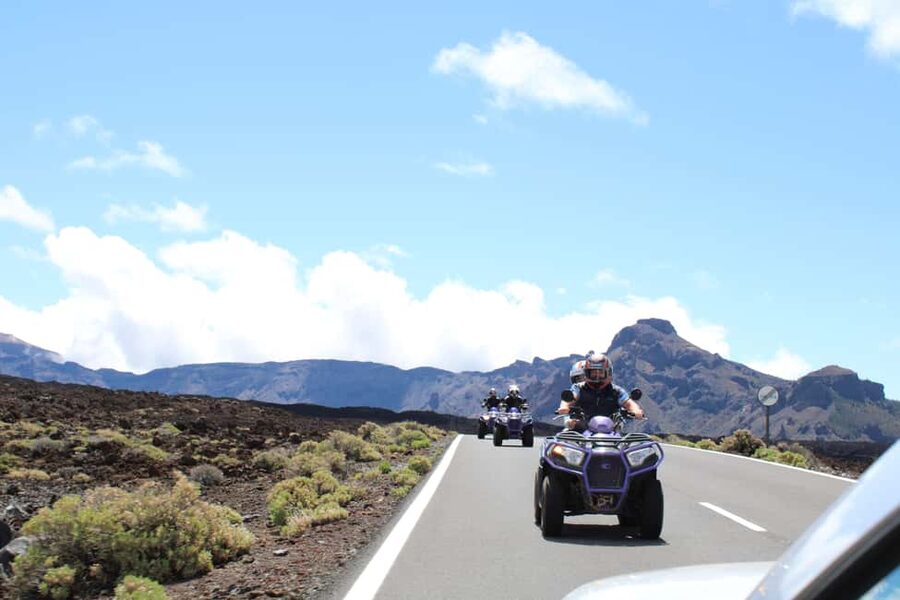 Tenerife: Teide Quad Trip (day/sunset) with jet ski option - Zapatilla de la Reina and the included break