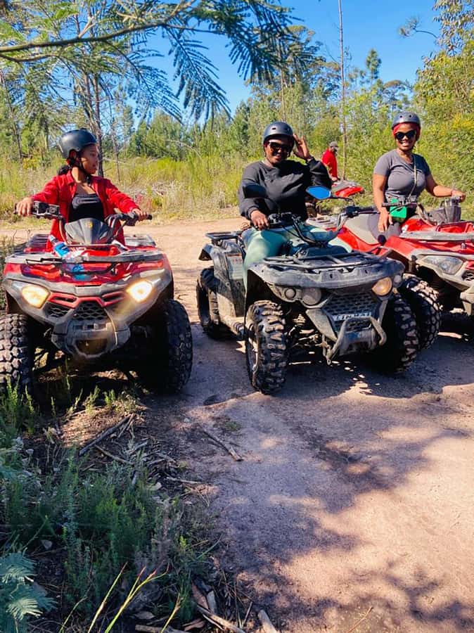 THE CRAGS PLETTENBERG BAY: QUAD BIKE FUN RIDE - Riding the WildX route at The Crags