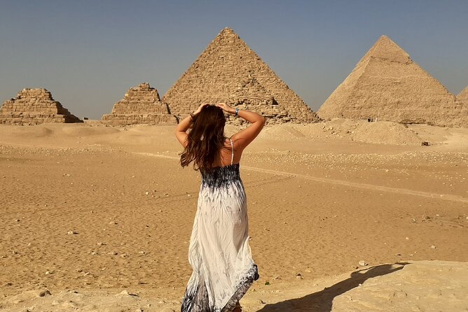 Top Private All Inc-Pyramids,Camel,Quad Bike,Inside Pyramid&Lunch - Khufu, the Great Pyramid, and your first look at Giza