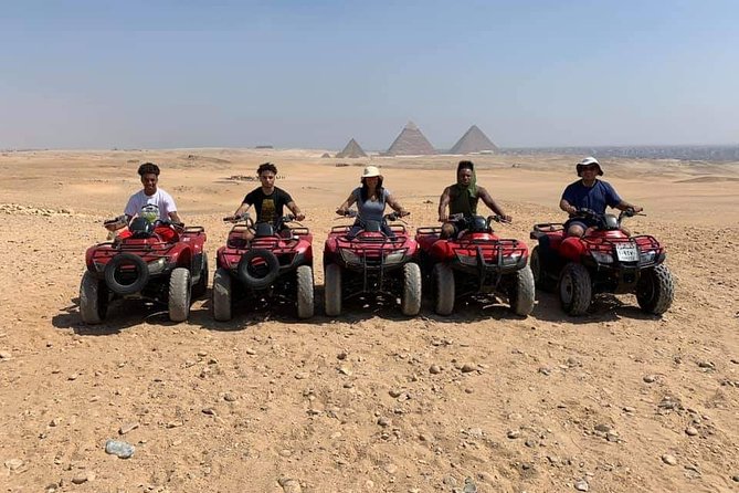 Top rated ATV quad bike at the Desert of Giza Pyramids - How beginner-friendly is the quad ride?