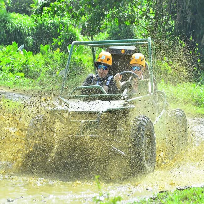 Tour in buggy half-day and beach cenote :Punta Cana - Safety briefing, buggy controls, and the first stretch of road