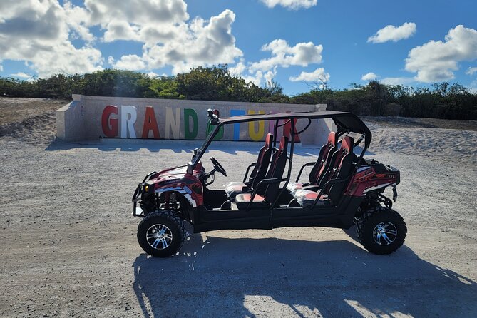 Trail Master UTV, 4 Seater - Grand Turk - Getting the UTV outside Grand Turk Cruise Port