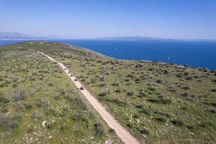 Trogir, Žedno: Čiovo Island 100% Off-Road Quad ATV Tour - Why this Čiovo ATV tour is different