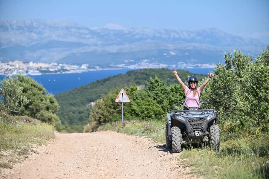 Trogir, Žedno: Čiovo Island 100% Off-Road Quad ATV Tour - The 30-minute safety session matters