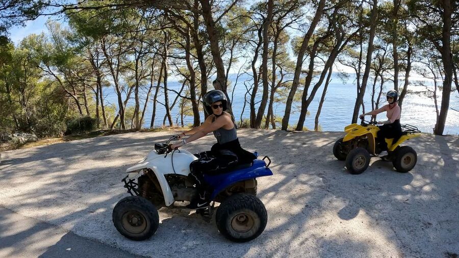 Trogir, Žedno: Čiovo Island 100% Off-Road Quad ATV Tour - Riding the rocky tracks across Čiovo