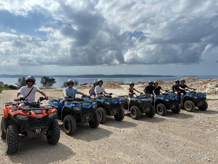 Trogir, Žedno: Čiovo Island 100% Off-Road Quad ATV Tour - Who will enjoy this most