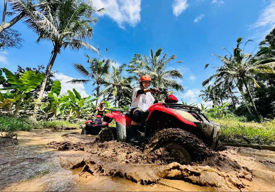 Ubud: Gorilla Face ATV Quad Bike Adventure with Lunch - The ride begins with a short safety setup