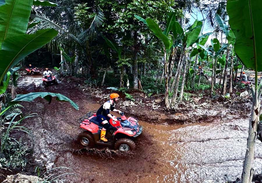 Ubud: Gorilla Face ATV Quad Bike Adventure with Lunch - Mud, water, and the clothing problem