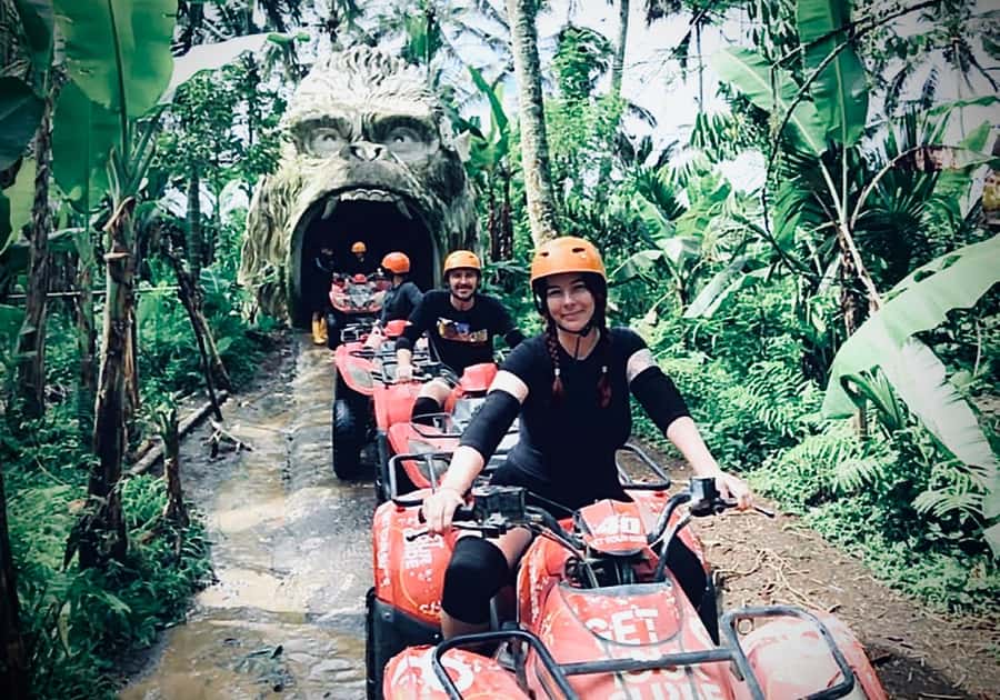 Ubud: Gorilla Face ATV Quad Bike Adventure with Lunch - Rice fields, bamboo, and village tracks