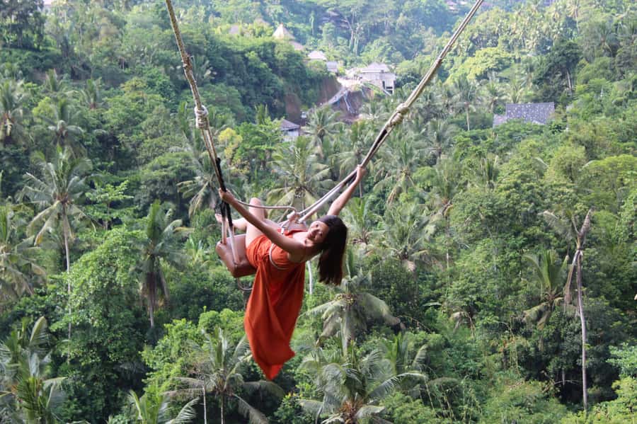 Ubud: Gorilla Face Quad Bike, Jungle Swing, Waterfall & Meal - The Gorilla ATV route, from rice paddies to cave tracks
