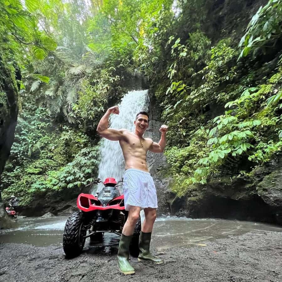 Ubud: Jungle, Waterfall, and Tunnel ATV Tour & Lunch Options - Waterfall, river, and the option to get soaked