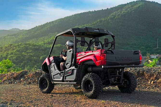 UTV adventure in Naguabo Puerto Rico 50 minutes trip 80 acres - Following the muddy paths and narrow streams