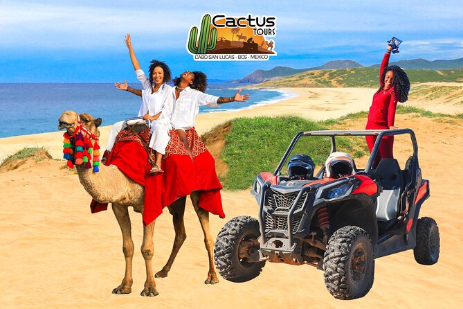 UTV Adventure with Free Camel Ride and Sky Bikes - UTV driving on desert trails and sand