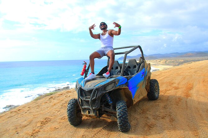 UTV Adventure with Free Camel Ride and Sky Bikes - Camel riding beside the beach
