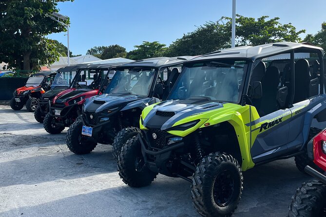 UTV / ATV Guided Tour in Philipsburg - Orient Bay: a useful first beach stop