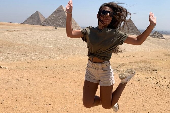 VIP Private GizaPyramids,Sphinx,Camel,QuadBike&Inside 3rd Pyramid - Camel riding near the Giza desert